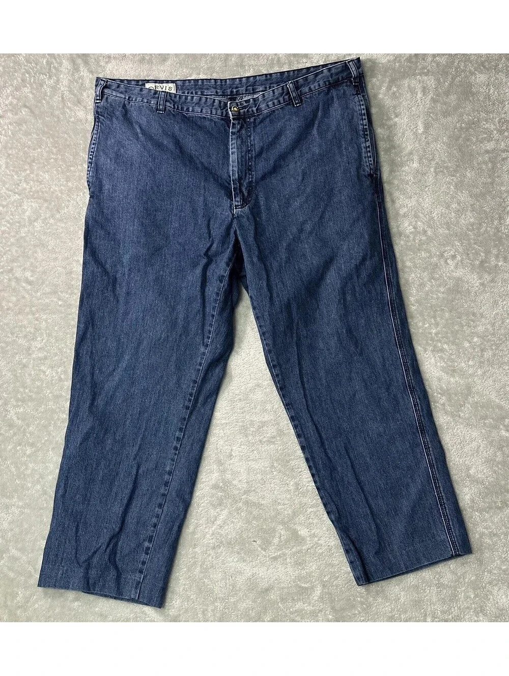 Orvis Mens Straight Leg Original Blue Jeans Pants Size 44  Blue Jean Bundle